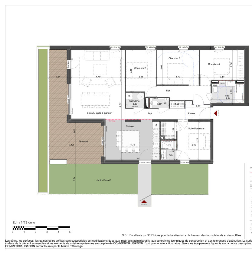 appartement 5 Pièces en vente sur COLLONGES SOUS SALEVE (74160)